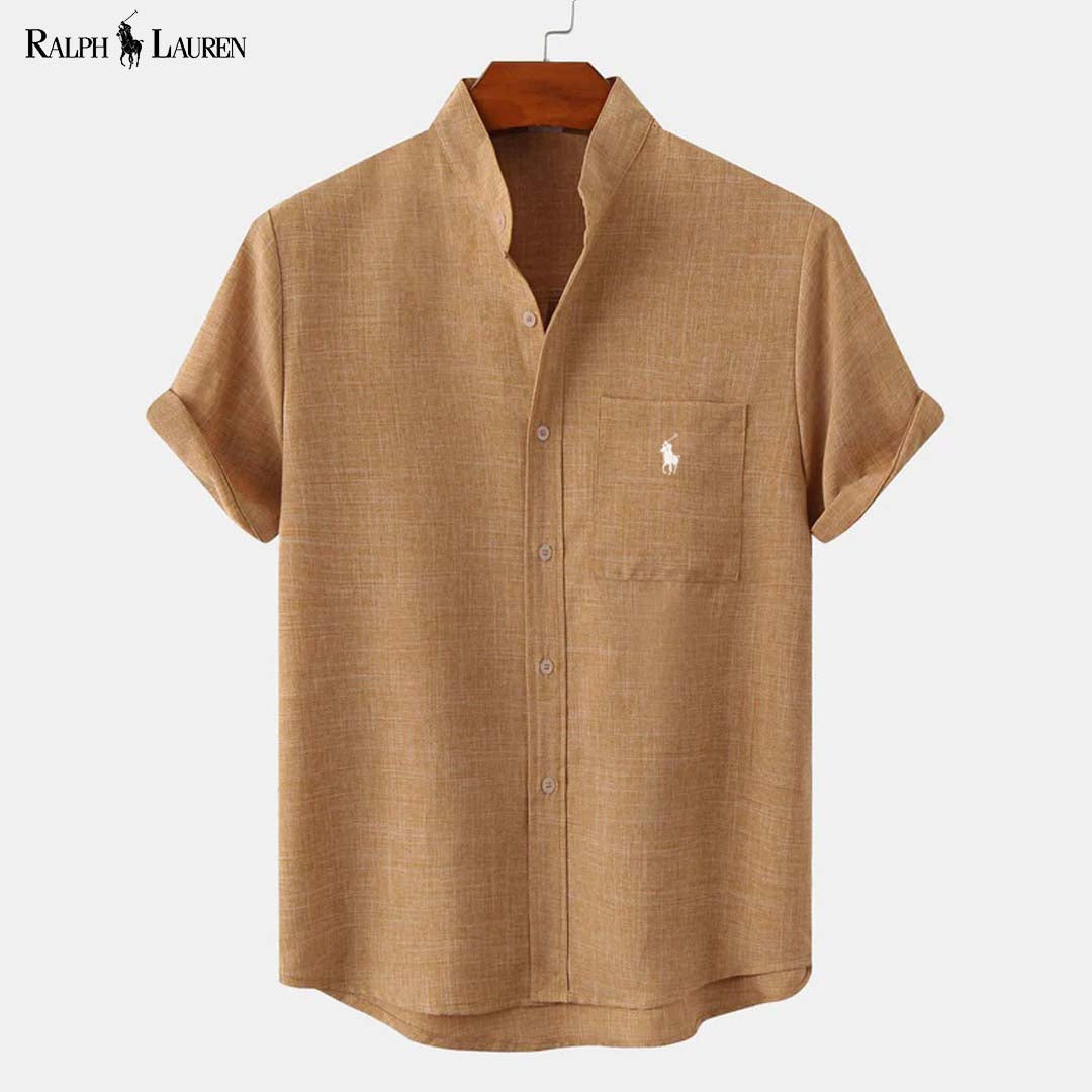 RL™ Man Stand Collar Shirt With Pocket