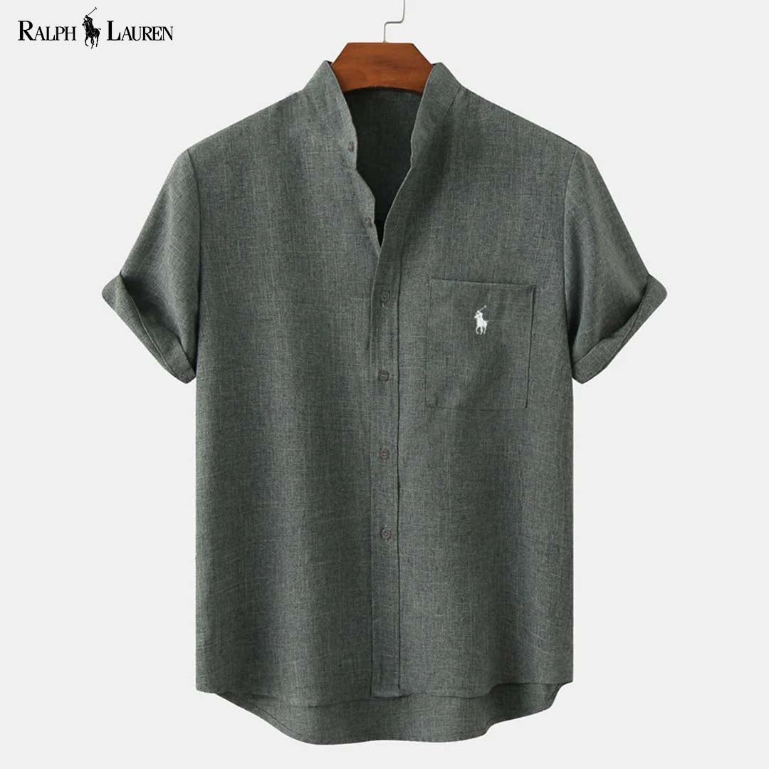 RL™ Man Stand Collar Shirt With Pocket