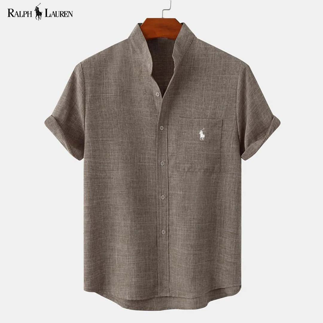RL™ Man Stand Collar Shirt With Pocket