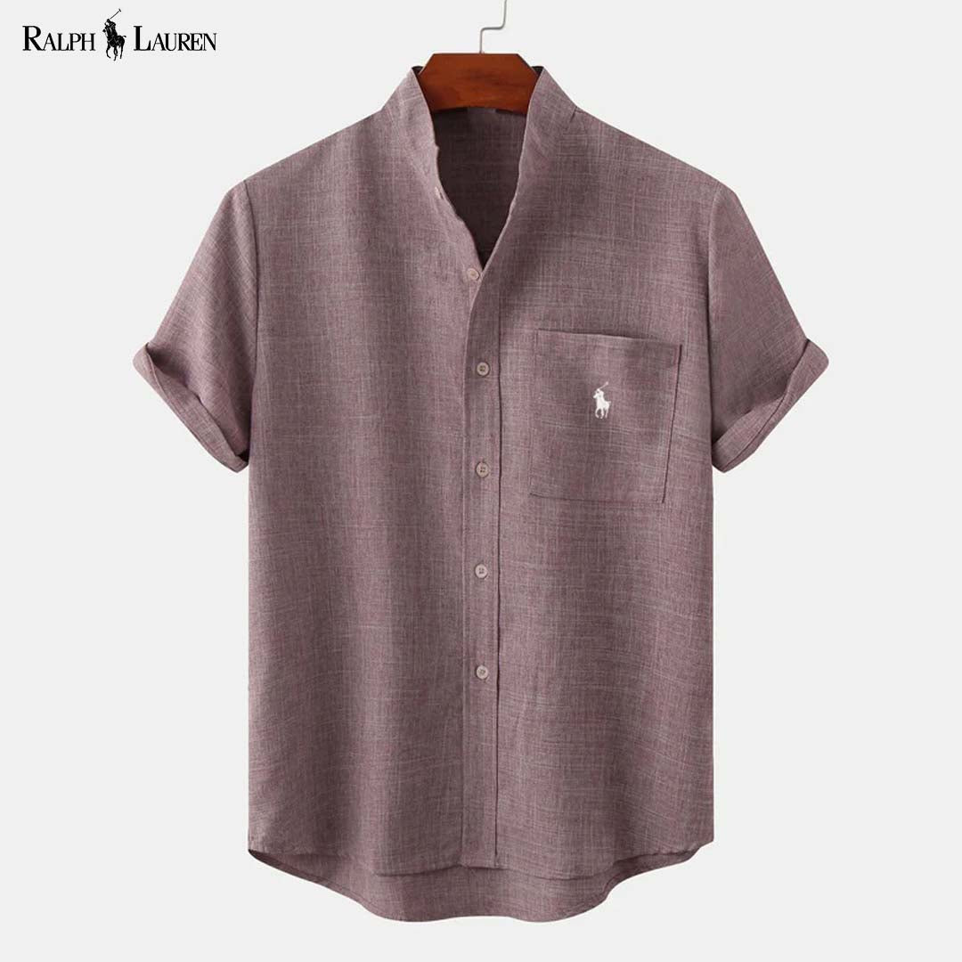 RL™ Man Stand Collar Shirt With Pocket