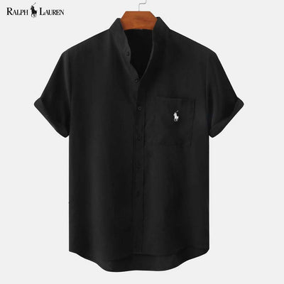 RL™ Man Stand Collar Shirt With Pocket