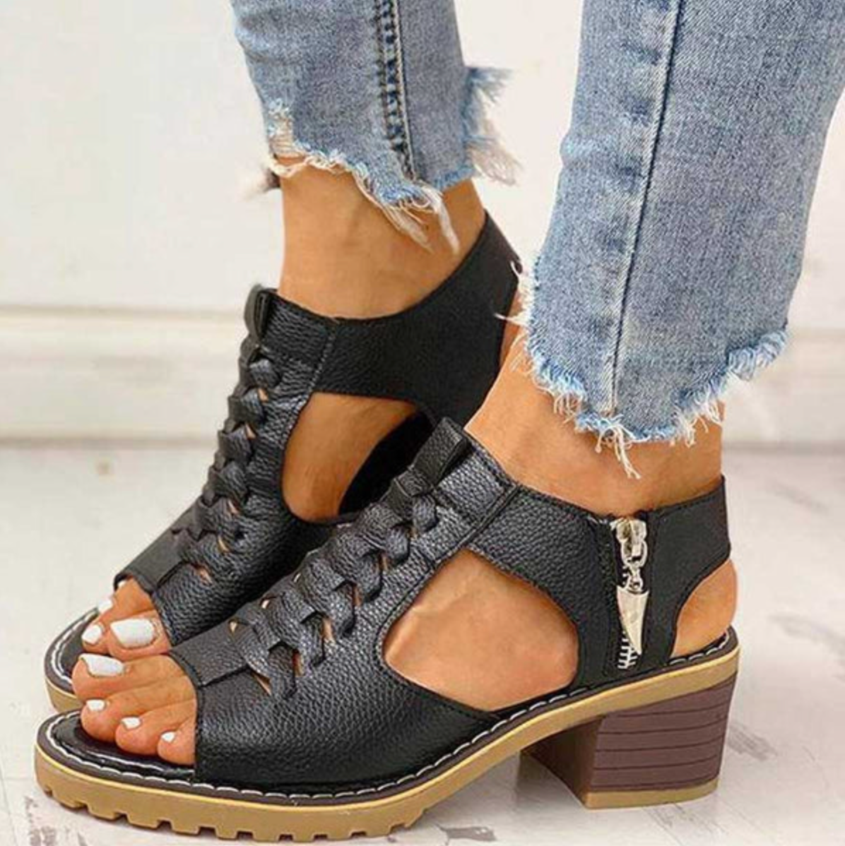 Ariah | Orthopedic Vintage Wedge Sandals