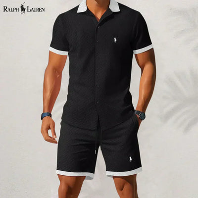RL™ Shirt & Pants Set with Contrast Collar