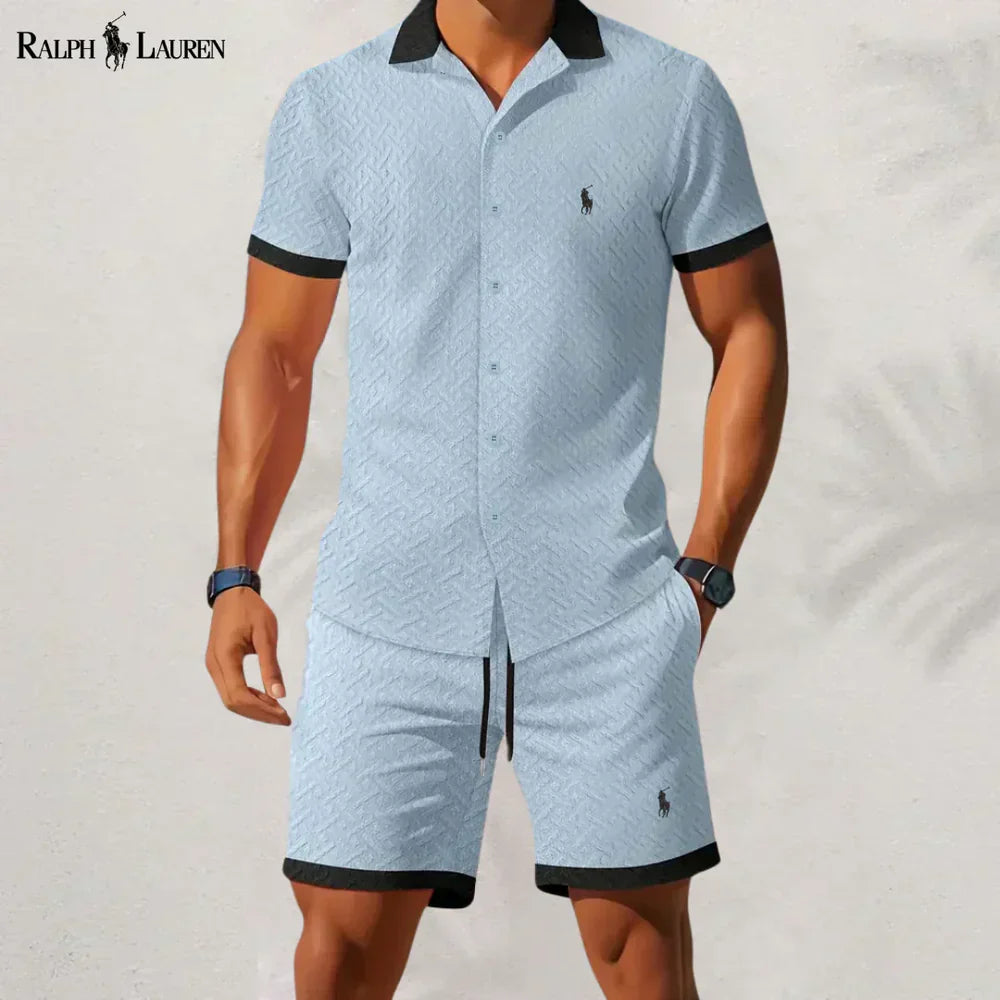 RL™ Shirt & Pants Set with Contrast Collar