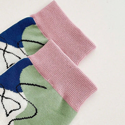 Abstract Casual Socks - 5Pack (Unisex)