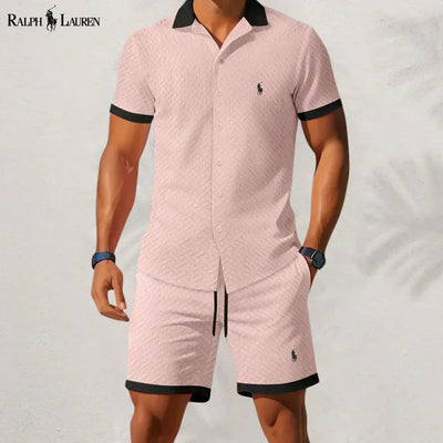 RL™ Shirt & Pants Set with Contrast Collar