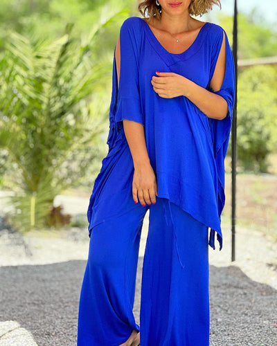 Kamiyah | V-Neck Lounge Set