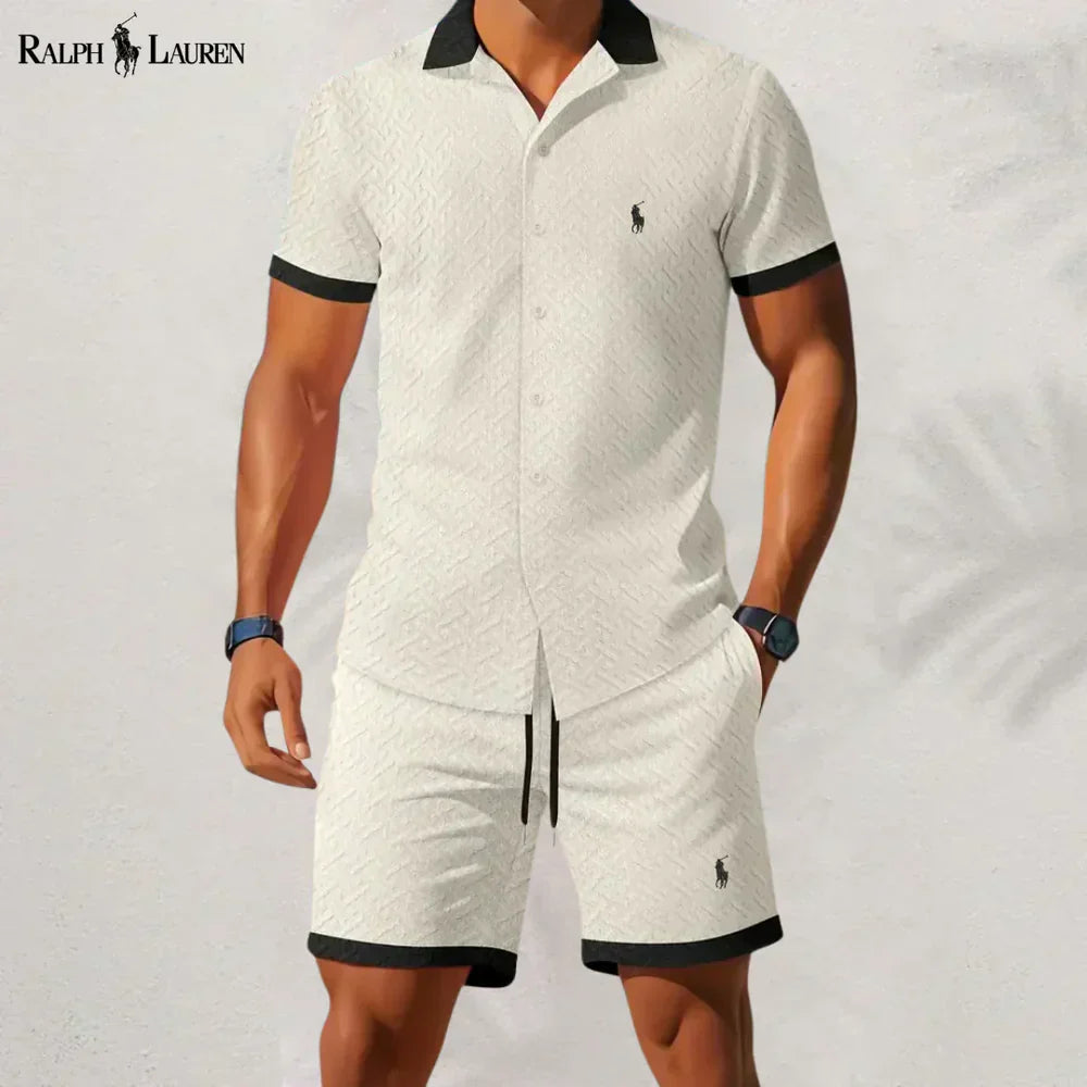 RL™ Shirt & Pants Set with Contrast Collar