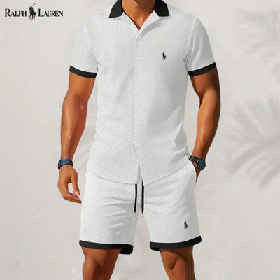 RL™ Shirt & Pants Set with Contrast Collar
