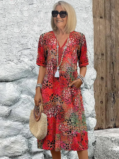 Flora | Women's Midi Dress