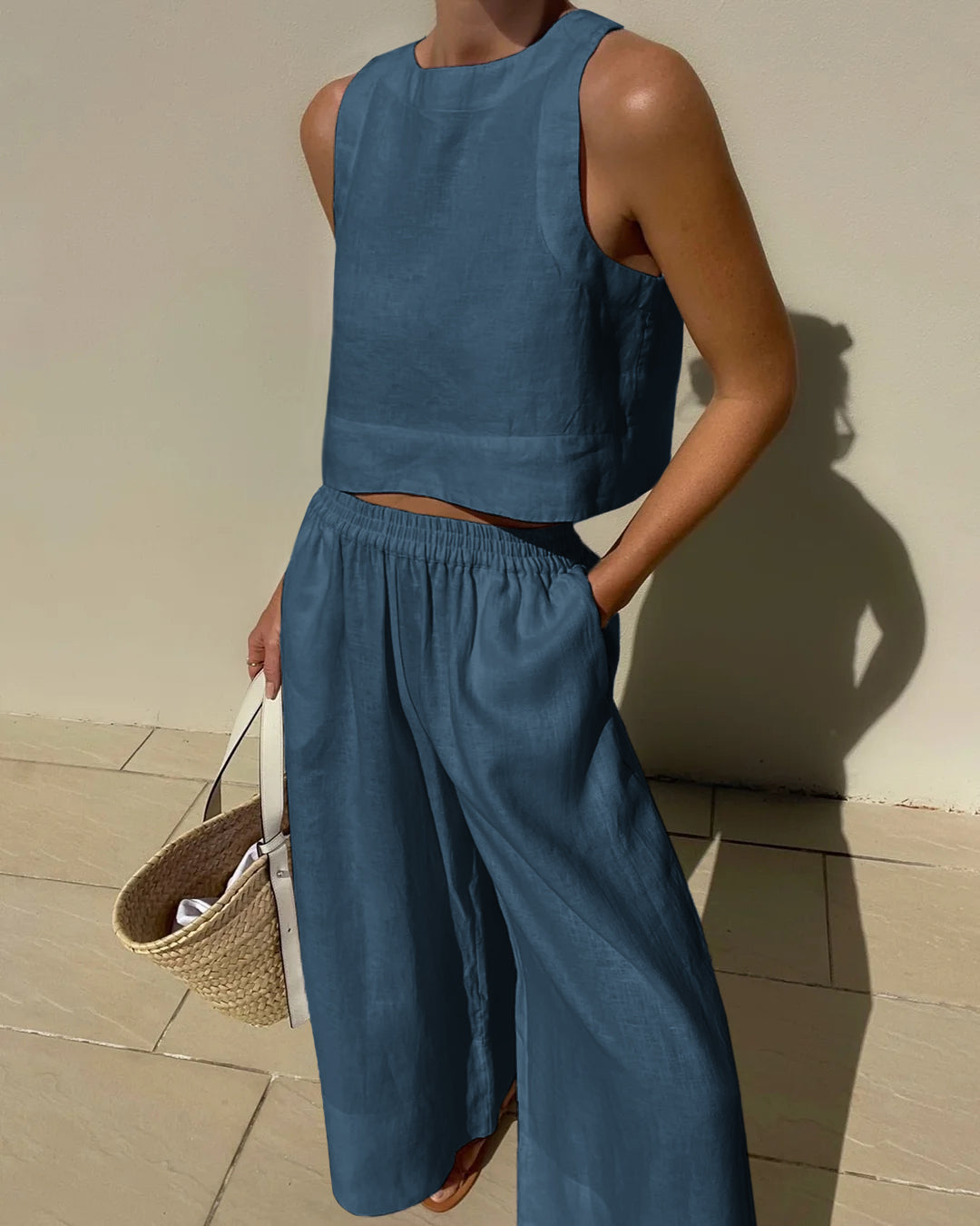 Amanda | Linen Summer Set