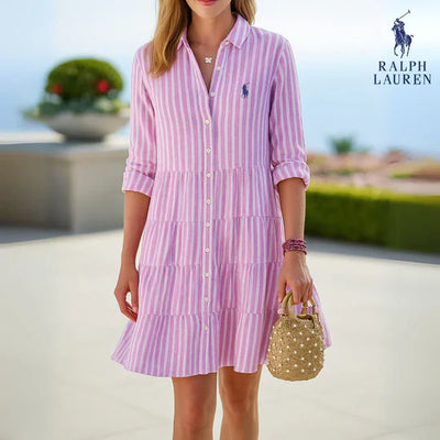 RL™ Striped Linen Shirt Dress