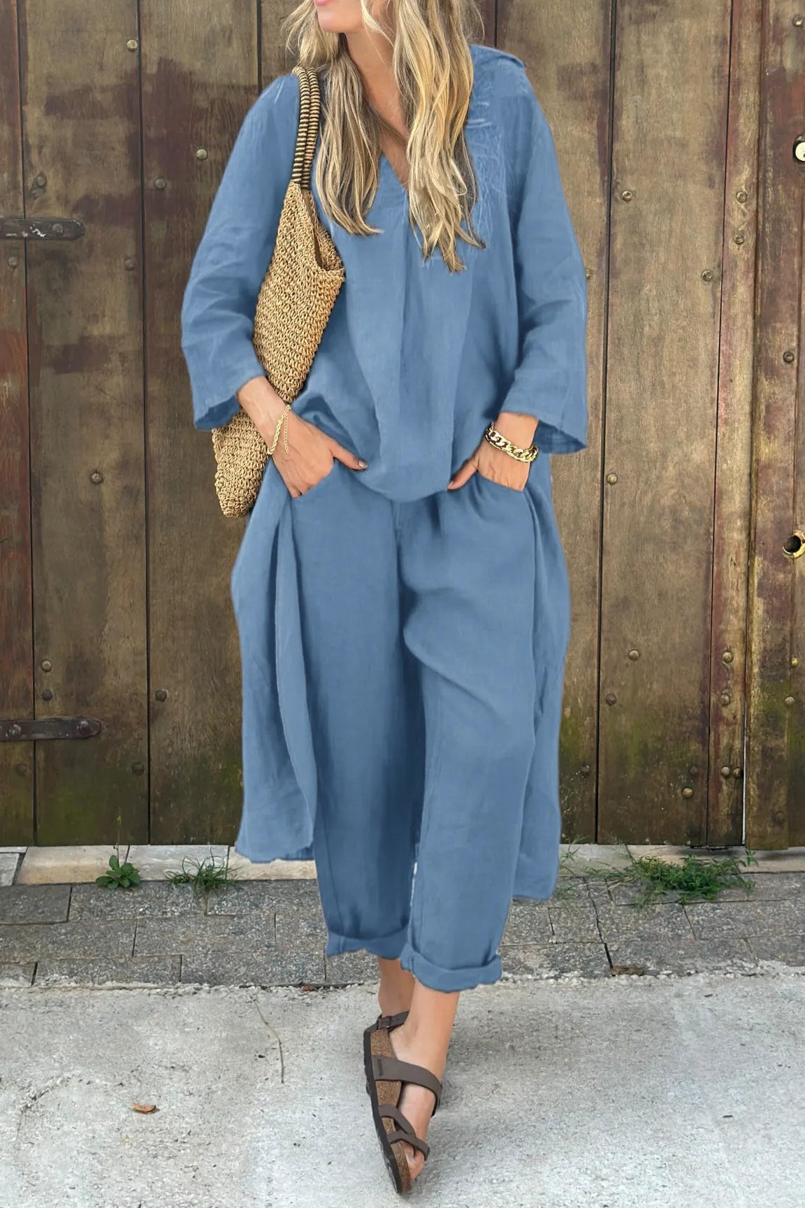 Gloria | Chic Linen Co-Ord Set