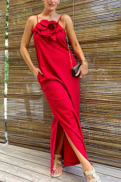 Remi | Linen Blend Maxi Dress