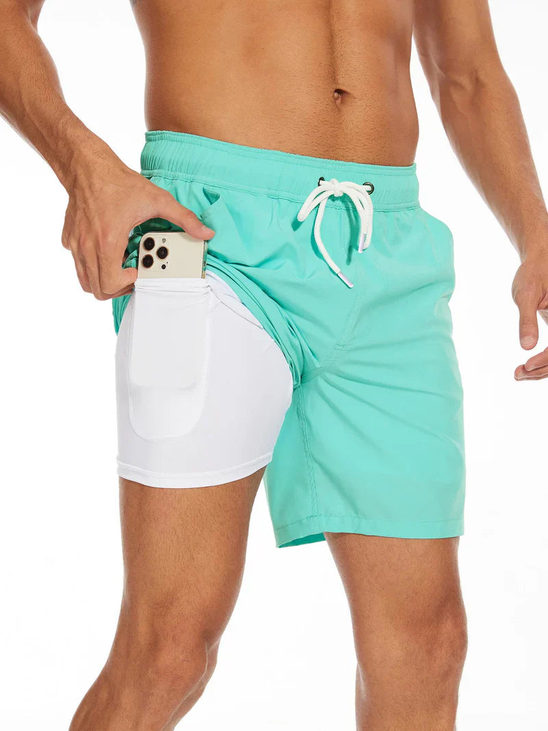 2-in-1 Swim Shorts