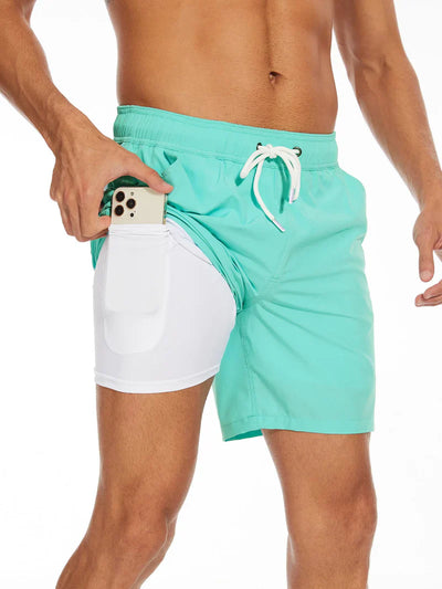 2-in-1 Swim Shorts