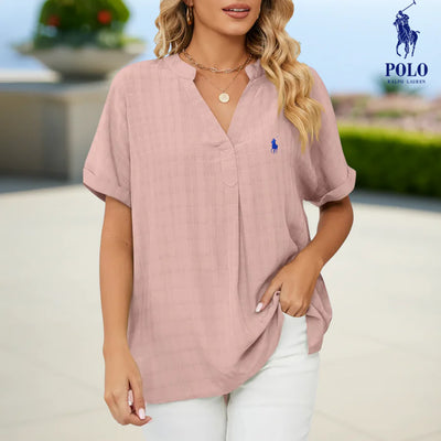 RL™ Relaxed Linen Tunic Blouse