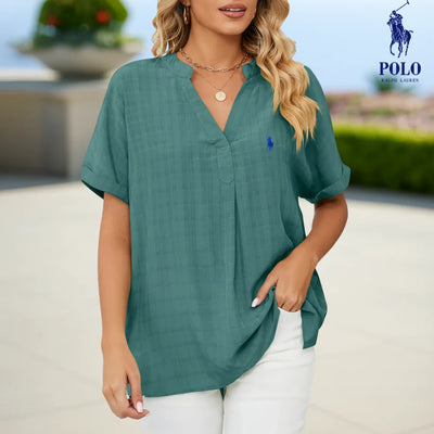 RL™ Relaxed Linen Tunic Blouse
