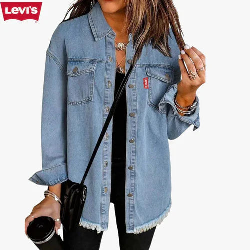 LV™ Denim Shirt Jacket for Women