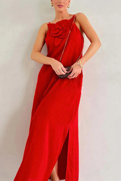 Remi | Linen Blend Maxi Dress