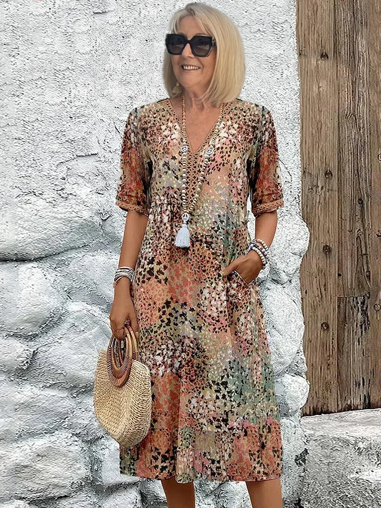 Flora | Women's Midi Dress