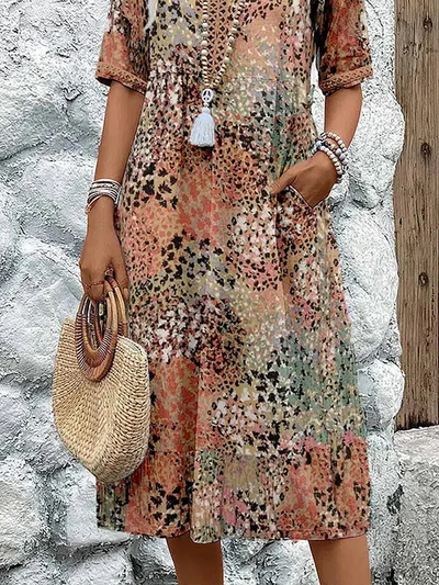 Flora | Women's Midi Dress