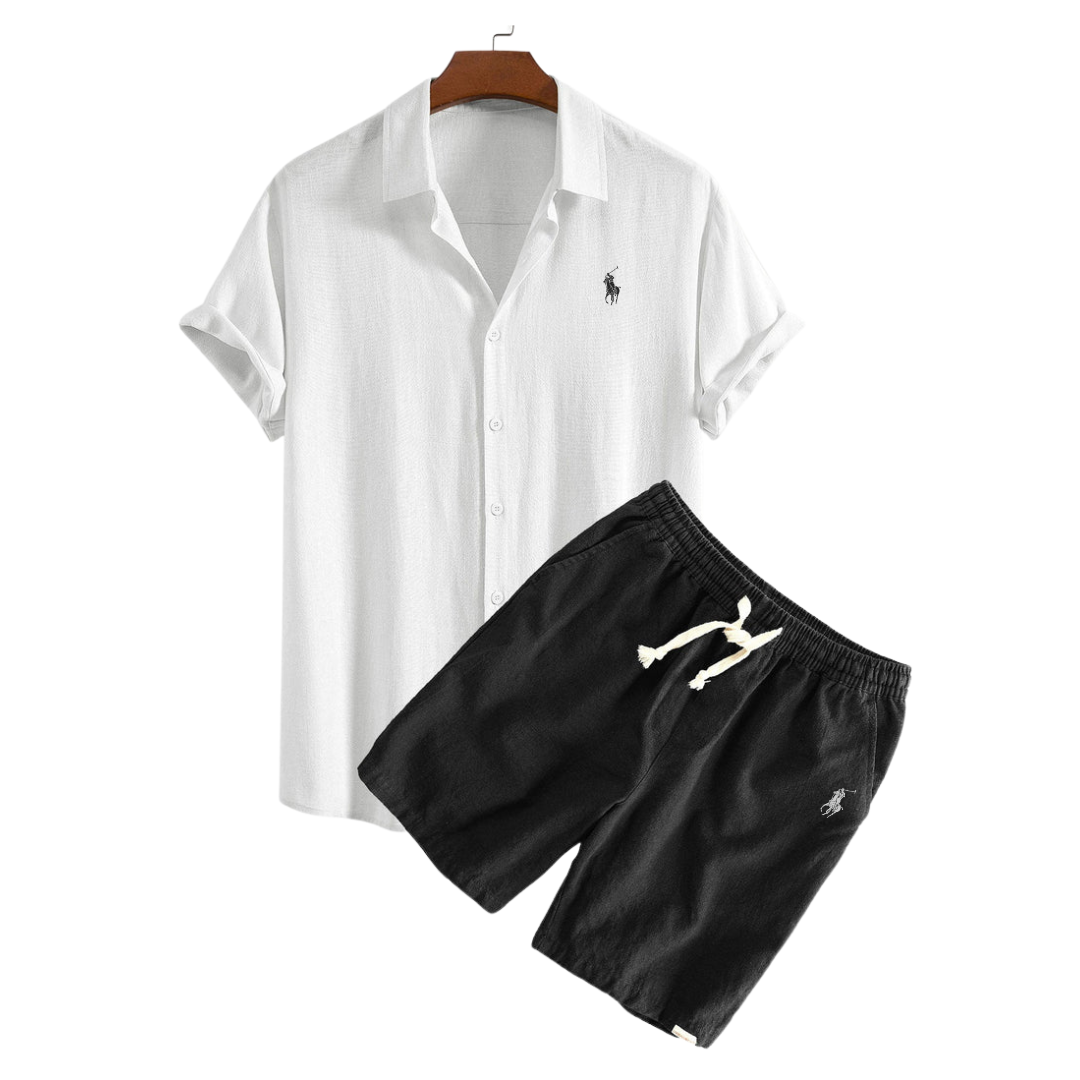 RL™  Linen Shirt & Shorts Set