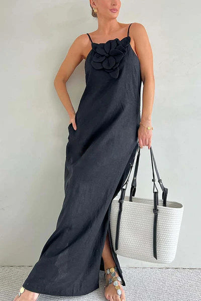 Remi | Linen Blend Maxi Dress