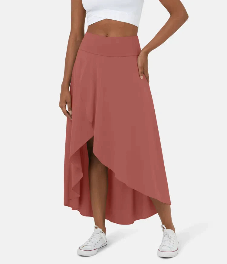 Harmony | Quick Dry Ruffle Midi Skirt