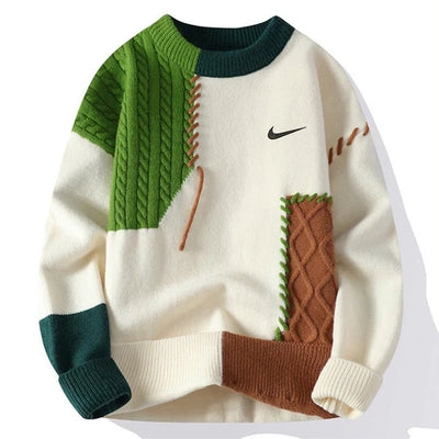 AD™ Casual Patchwork Sweater