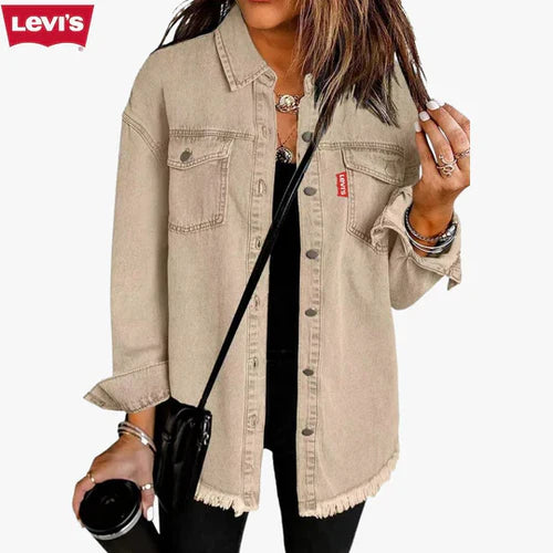 LV™ Denim Shirt Jacket for Women