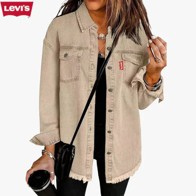 LV™ Denim Shirt Jacket for Women