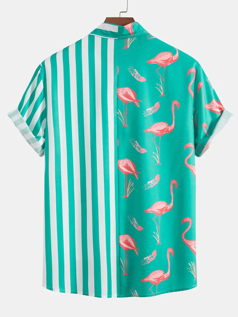 Flamenco Stripe Panel Shirt