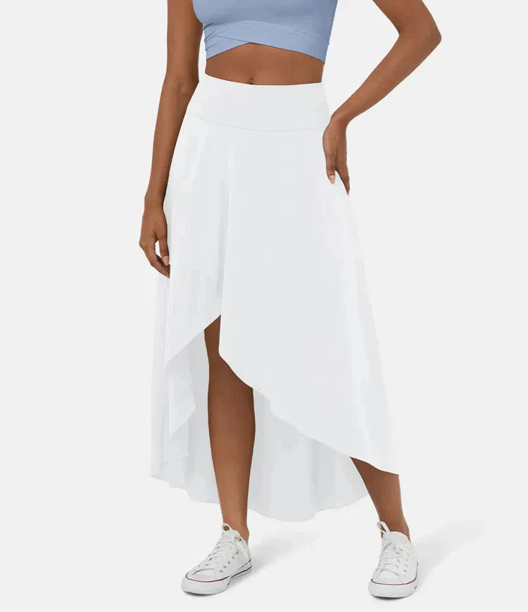 Harmony | Quick Dry Ruffle Midi Skirt