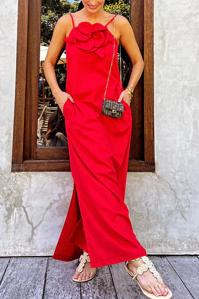 Remi | Linen Blend Maxi Dress