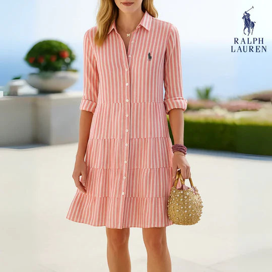RL™ Striped Linen Shirt Dress