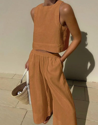Amanda | Linen Summer Set