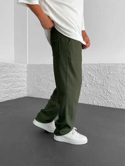 Roger | Soft Ribbed Trousers