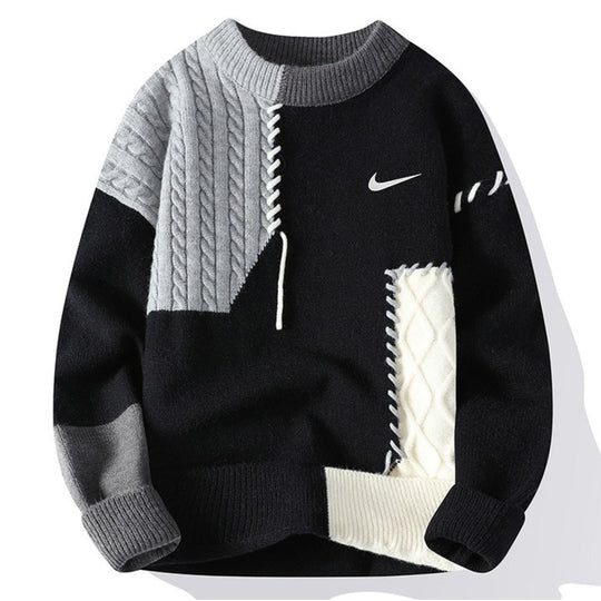AD™ Casual Patchwork Sweater