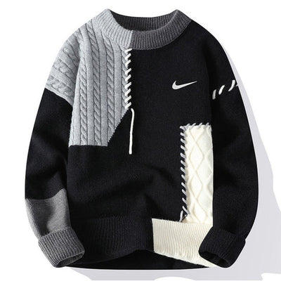AD™ Casual Patchwork Sweater