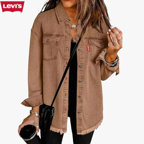 LV™ Denim Shirt Jacket for Women