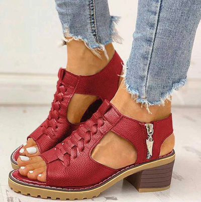 Ariah | Orthopedic Vintage Wedge Sandals
