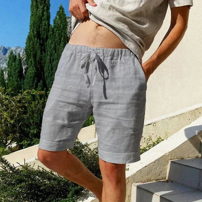 Breathable Cotton-Linen Shorts