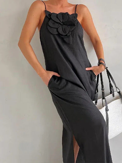 Remi | Linen Blend Maxi Dress