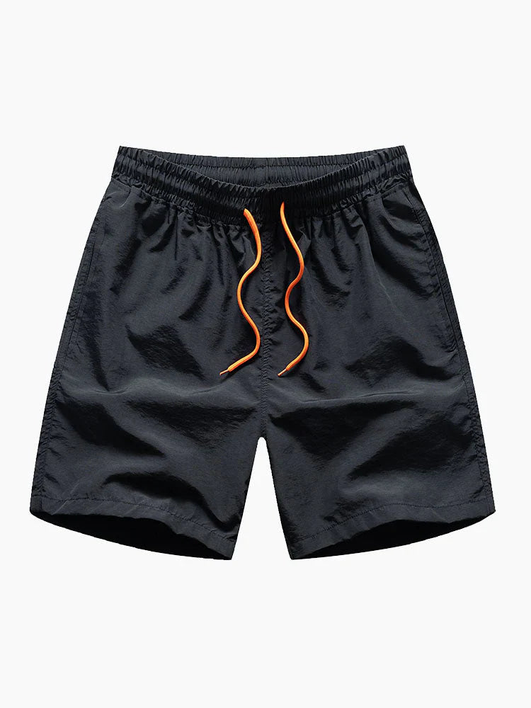 Palm Print Shirt & Swim Shorts