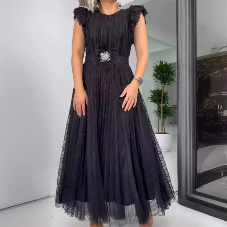 Amira | Elegant Chiffon Midi Dress