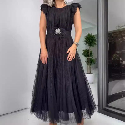 Amira | Elegant Chiffon Midi Dress