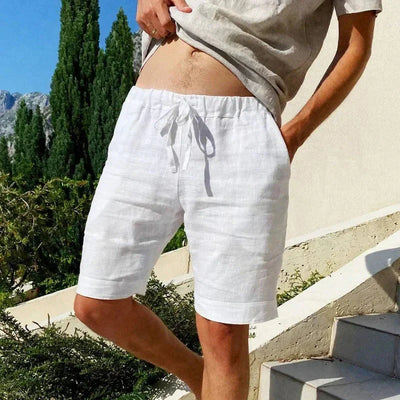 Breathable Cotton-Linen Shorts