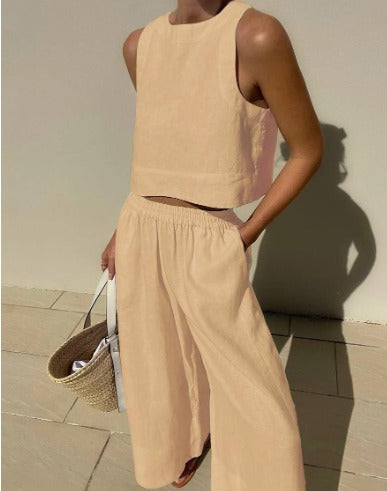Amanda | Linen Summer Set