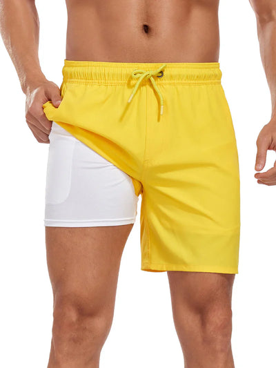 2-in-1 Swim Shorts